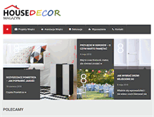 Tablet Screenshot of housedecor.pl